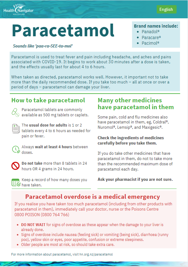 paracetamolfactsheet